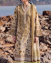 Safwa Sage Green Viscose Suit- Pakistani Winter Clothing
