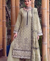 Beige Karandi Suit