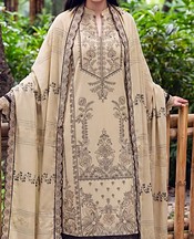 Beige Karandi Suit