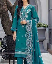 Teal Viscose Suit