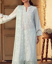 Sahar Light Turquoise Lawn Suit- Pakistani Lawn Dress