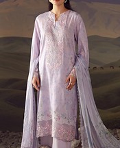 Sahar Lavender Lawn Suit- Pakistani Designer Lawn Suits