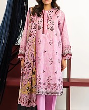 Sahar Pink Lawn Suit- Pakistani Designer Lawn Suits