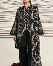 Sahar Black Lawn Suit- Pakistani Designer Lawn Suits