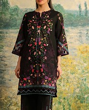 Sahar Black Cambric Suit (2 Pcs)- Pakistani Lawn Dress