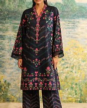 Sahar Navy Cambric Suit (2 Pcs)- Pakistani Designer Lawn Suits