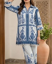 Sahar Off-white Lawn Suit (2Pcs)- Pakistani Designer Lawn Suits