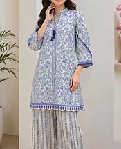 Sahar Powder Blue Lawn Suit (2Pcs)- Pakistani Designer Lawn Suits