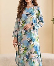 Blue Lawn Suit (2Pcs)