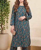 Teal Lawn Suit (2Pcs)
