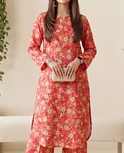 Red Lawn Suit (2Pcs)