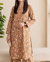 Brown Lawn Suit (2Pcs)