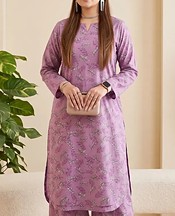 Lavender Lawn Suit (2Pcs)
