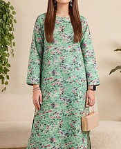 Mint Green Lawn Suit (2Pcs)