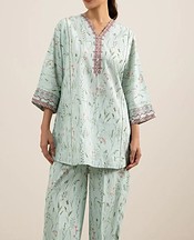 Pale Blue Lawn Suit (2 Pcs)