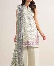 Off White Lawn Suit (2 Pcs)