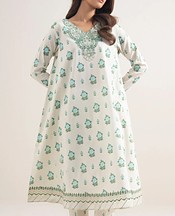 White Lawn Suit (2 Pcs)
