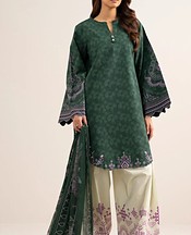 Mineral Green/Off White Cotton Suit