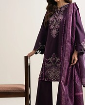 Plum Purple Lawn Suit