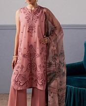 Tea Pink Lawn Suit