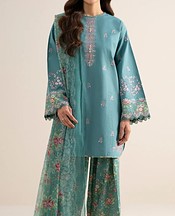 Caroline Blue Lawn Suit