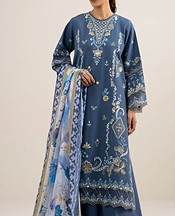 Blue Dobby Suit