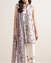 Multi Lawn Suit (2 Pcs)