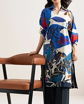 Multi Lawn Suit (2 Pcs)
