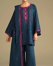 Kayseria Teal Khaddar Suit- Pakistani Winter Dress