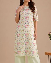 Light Green Lawn Suit (2Pcs)