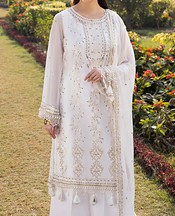 White Chiffon Suit