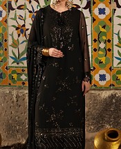 Black Chiffon Suit