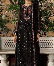 Black Chiffon Suit