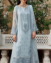 Cadet Blue Chiffon Suit