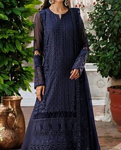 Royal Blue Chiffon Suit
