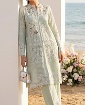 Threads and Motifs Light Turquoise Cotton Suit- Pakistani Lawn Dress