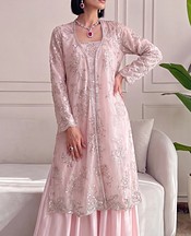 Threads and Motifs Pink Chiffon Suit- Pakistani Chiffon Dress