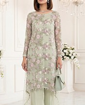 Threads and Motifs Light Green Net Suit- Pakistani Designer Chiffon Suit