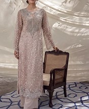 Threads and Motifs Peach Silk Suit- Pakistani Designer Chiffon Suit