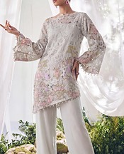 Threads and Motifs Ivory Net Suit- Pakistani Chiffon Dress