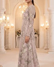 Threads and Motifs Pink Chiffon Suit- Pakistani Designer Chiffon Suit