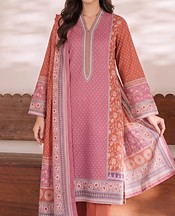 VS Textile Pink/Coral Cambric Suit- Pakistani Designer Lawn Suits