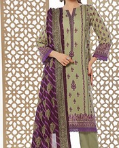 VS Textile Sage Cambric Suit- Pakistani Designer Lawn Suits