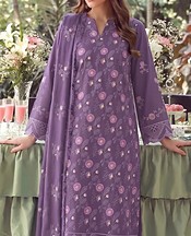 VS Textile Dusty Purple Karandi Suit- Pakistani Winter Clothing