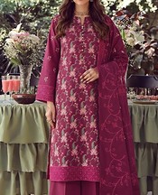 VS Textile Rapsberry Karandi Suit- Pakistani Winter Clothing