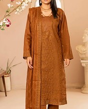 VS Textile Bronze Lawn Suit- Pakistani Designer Lawn Suits