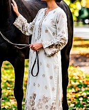 VS Textile White Jacquard Suit- Pakistani Lawn Dress