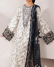 Xenia White/Black Lawn Suit- Pakistani Lawn Dress