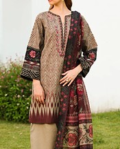 Xenia Beige Lawn Suit- Pakistani Lawn Dress