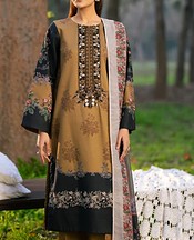 Xenia Camel Lawn Suit- Pakistani Lawn Dress